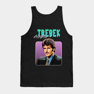 Alex Trebek --- Retro Vintage Aesthetic Tank Top